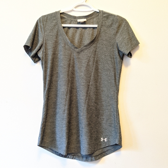 Under Armour Small Grey Perfect Pace Tee - Picture 1 of 3
